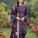 3PC Unstitched Khaddar Printed Suit (SUNS7ASI511)