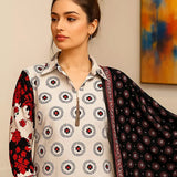 3PC Unstitched Printed Cambric Suit (SSW6U3P391)