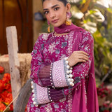 LILLY-EMBROIDERED LUXURY CAMBRIC UNSTITCHED 3PCS