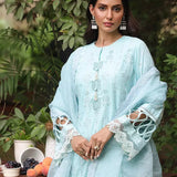 CHIKANKARI CAMBRIC EMBROIDERED SUIT (CK015)