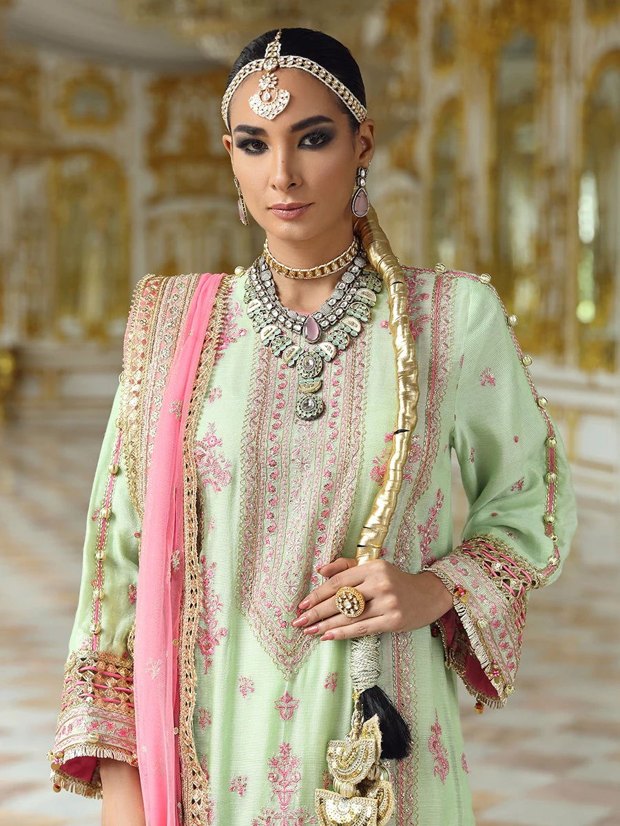 unstitched suits, unstitched embroidered suits,2024 unstitched dresses,unstitched luxury collection,designer embroidered suits, SUNS24AJI003UT