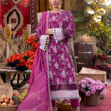 LILLY-EMBROIDERED LUXURY CAMBRIC UNSTITCHED 3PCS