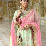 3PC FESTIVE FORMAL EMBROIDERED SUIT (JI003)