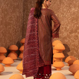 3PC Unstitched Festive Embroidered Suit (SUNS7JI063)