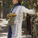 3PC UNSTITCHED FESTIVE EMBROIDERED SUIT