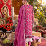 LILLY-EMBROIDERED LUXURY CAMBRIC UNSTITCHED 3PCS