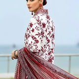 3PC Unstitched Printed Silk Lawn Suit (SUNS7ASI307)