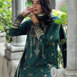 FESTIVE FORMAL CHIFFON EMBROIDERED SUIT