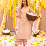 3PC Stitched Festive Embroidered Suit (No054)