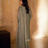 3PC Unstitched Festive Embroidered Suit (SUNW6JI027)