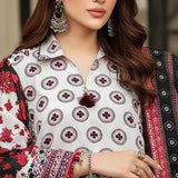 3PC Unstitched Printed Cambric Suit (SSW6U3P391)