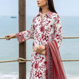 3PC Unstitched Printed Silk Lawn Suit (SUNS7ASI307)