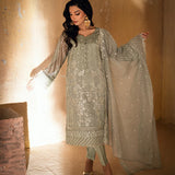 3PC Unstitched Festive Embroidered Suit (SUNW6JI027)