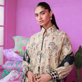 3pc Unstitched - Printed Lawn Suit