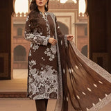 3PC Unstitched Printed Cambric Suit (SSW6U3P400)