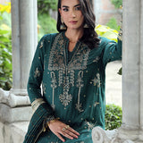 FESTIVE FORMAL CHIFFON EMBROIDERED SUIT