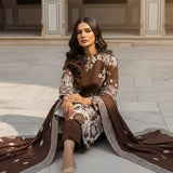 3PC Unstitched Printed Cambric Suit (SSW6U3P400)