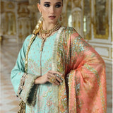 3PC FESTIVE FORMAL EMBROIDERED SUIT (JI005)