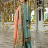 3PC FESTIVE FORMAL EMBROIDERED SUIT (JI005)