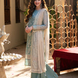 3PC Unstitched Festive Embroidered Suit (JI043)