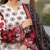 3PC Unstitched Printed Cambric Suit (SSW6U3P391)