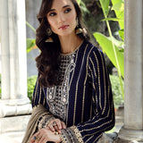 FESTIVE FORMAL CHIFFON EMBROIDERED SUIT