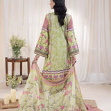 2PC Stitched Cambric Printed Embroidered Suit
