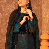 3PC Unstitched Festive Embroidered Suit (SUNS7JI067)