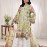 2PC Stitched Cambric Printed Embroidered Suit