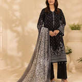 3PC Unstitched Lawn Printed Suit (P307)