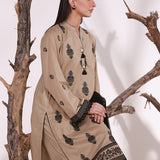 MONOCHROME EMBROIDERED LAWN SUIT