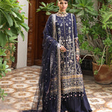 3PC STITCHED FESTIVE EMBROIDERED SUIT