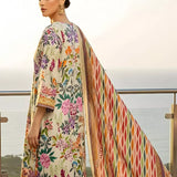 3PC Unstitched Printed Silk Lawn Suit (SUNS7ASI309)
