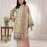 2PC Stitched Cambric Printed Embroidered Suit