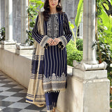 FESTIVE FORMAL CHIFFON EMBROIDERED SUIT