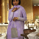 3Pc Unstitched Viscose Jacquard Suit