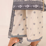 MONOCHROME DIGITAL PRINTED LAWN SILK SUIT