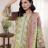 2PC Stitched Cambric Printed Embroidered Suit