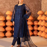 3PC Unstitched Festive Embroidered Suit (SUNS7JI069)