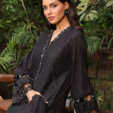 3PC CHIKANKARI CAMBRIC EMBROIDERED SUIT (CK012)