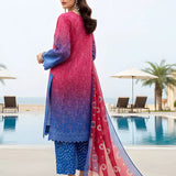 3PC Unstitched Printed Silk Lawn Suit (SUNS7ASI310)