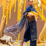 3PC Stitched Festive Embroidered Suit (No056)