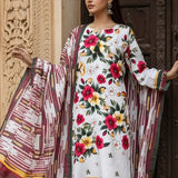 3PC Unstitched Printed Cambric Suit (SSW6U3P392)