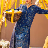 3PC Stitched Festive Embroidered Suit (No056)