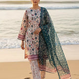 3PC Unstitched Printed Silk Lawn Suit (SUNS7ASI311)