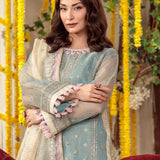 3PC Unstitched Festive Embroidered Suit (SUNS7JI064)