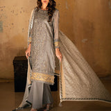 3PC Unstitched Festive Embroidered Suit (SUNW6JI031)