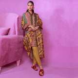 3pc Unstitched - Printed Lawn Suit