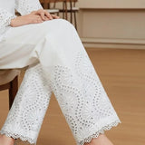 1PC Stitched Cambric Embroidered Bottom (TPS25E048)