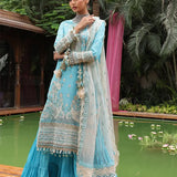 3PC FESTIVE STITCHED EMBROIDERED SUIT